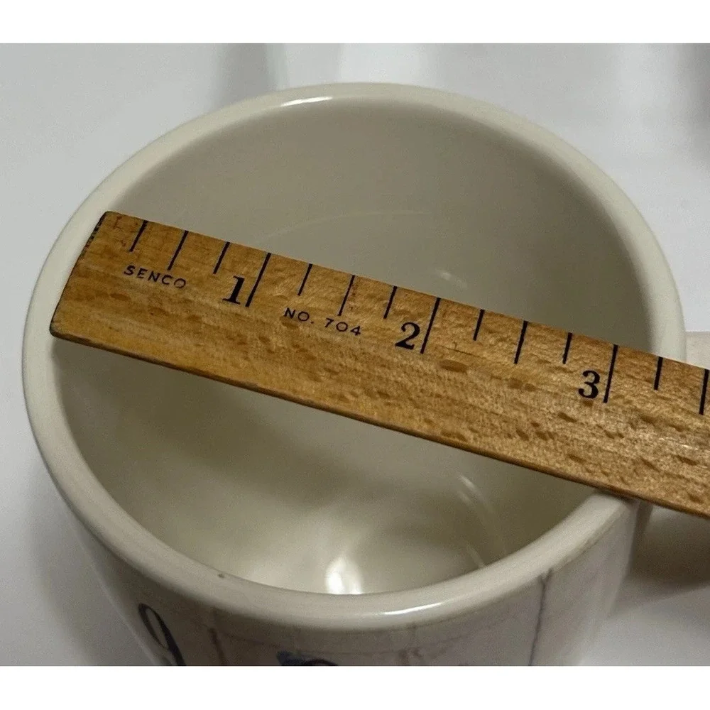 Williams Sonoma 12 Days of‎ Christmas Coffee Tea Mug Cup Day 9/ 10 Ladies Lords